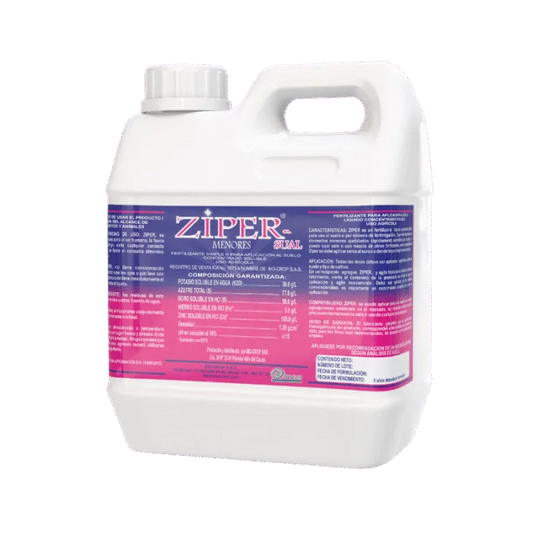 ELEMENTOS MENORES QUELATADOS ZIPER SUAL SL