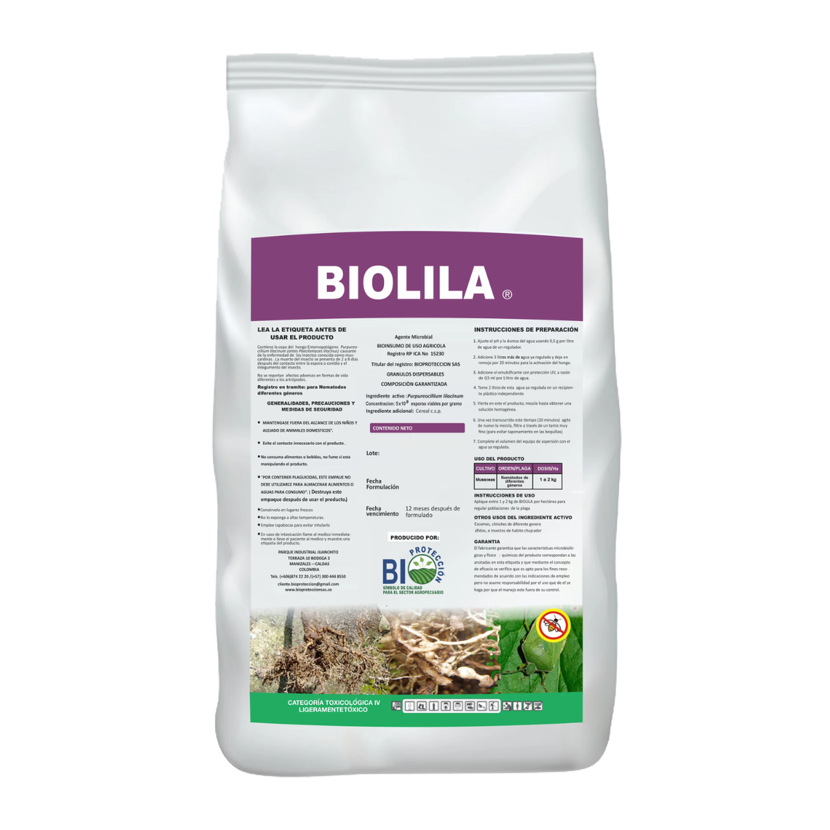AGENTE DE CONTROL BIOLOGICO BIOLILA