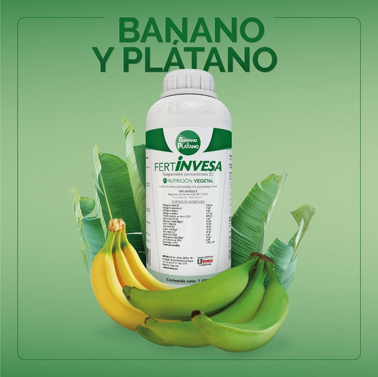 FERTILIZANTE FOLIAR FERTINVESA BANANO Y PLÁTANO - 20lts