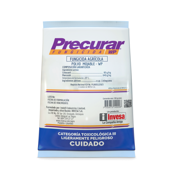 FUNGICIDA QUÍMICO CIMOXANIL PRECURAR WP