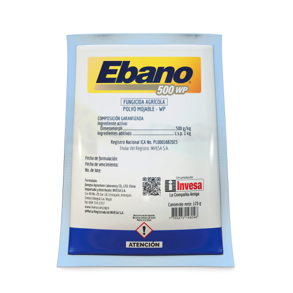 FUNGICIDA QUÍMICO DIMETOMORPH EBANO 500 WP