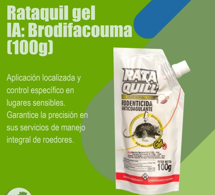 Rodenticida en Gel de Acción Rápida - Rataquill Gel