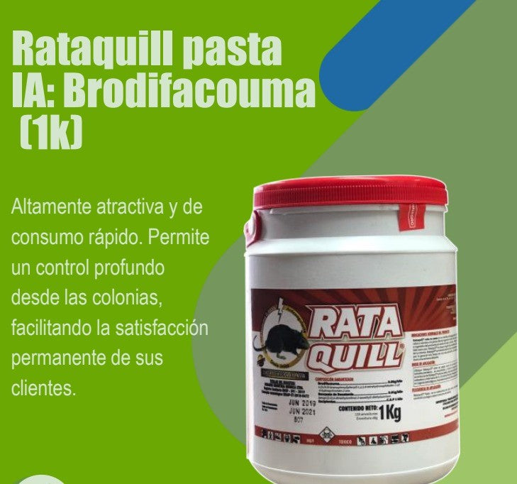 Rodenticida Profesional en Pasta - Rataquill Pasta