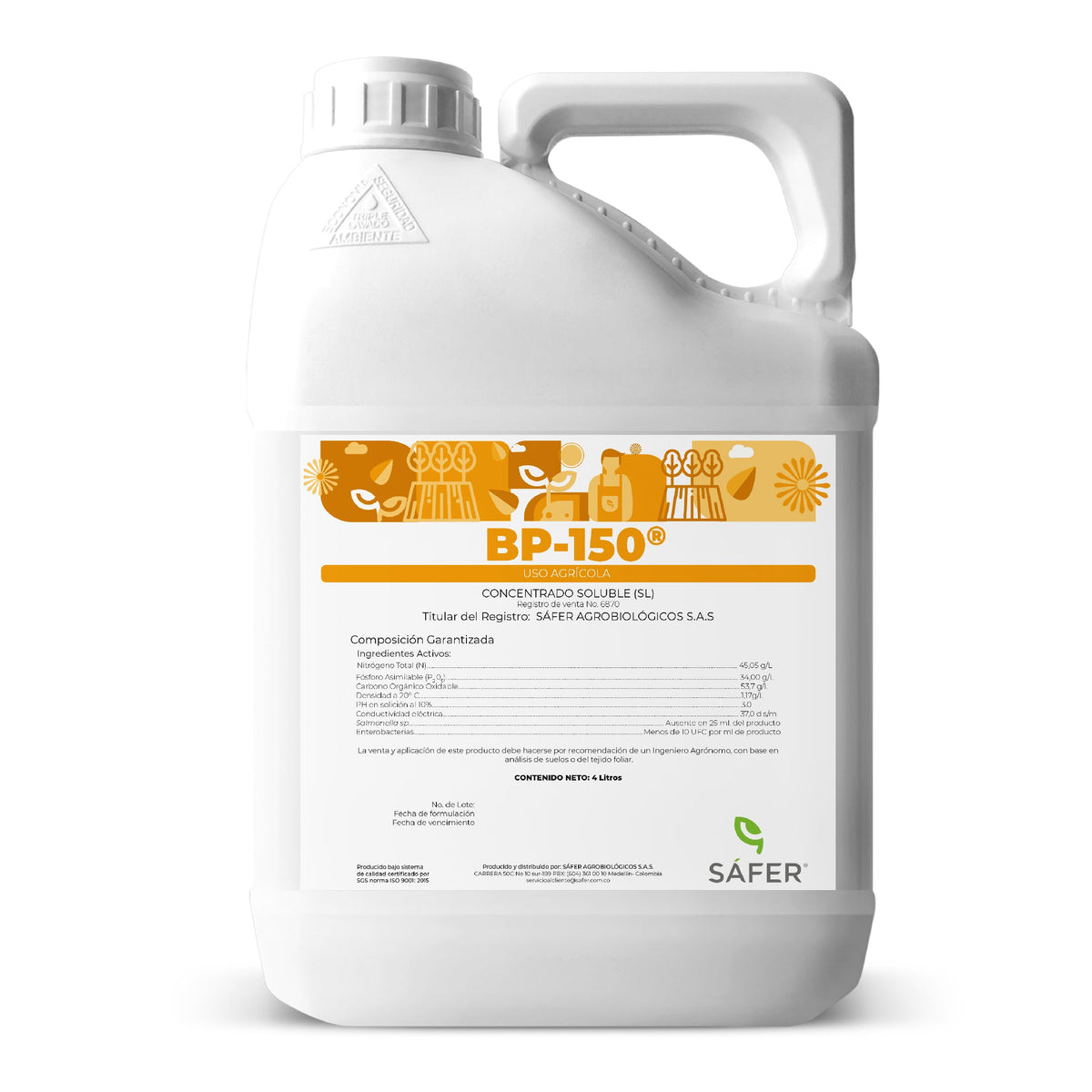 Fertilizante Orgánico Mineral BP-150