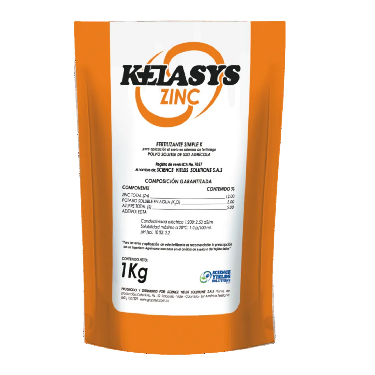 FERTILIZANTE KELASYS ZINC