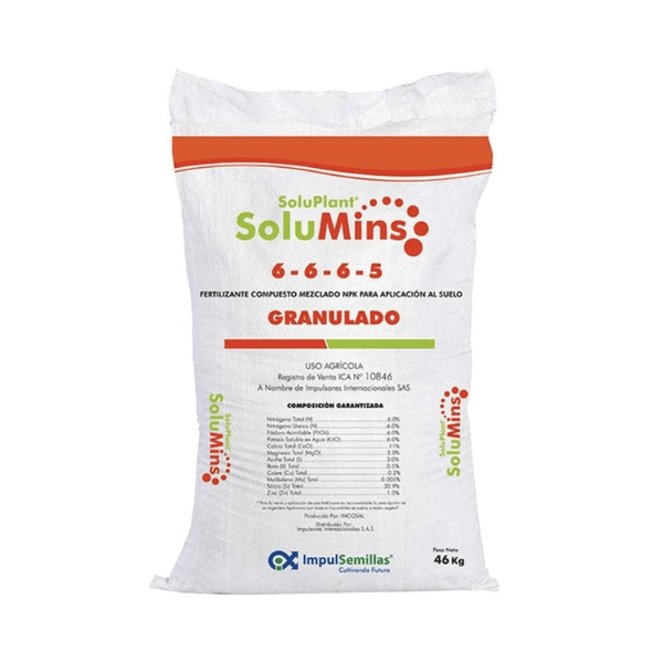 FERTILIZANTE GRANULADO SOLUPLANT SOLUMINS