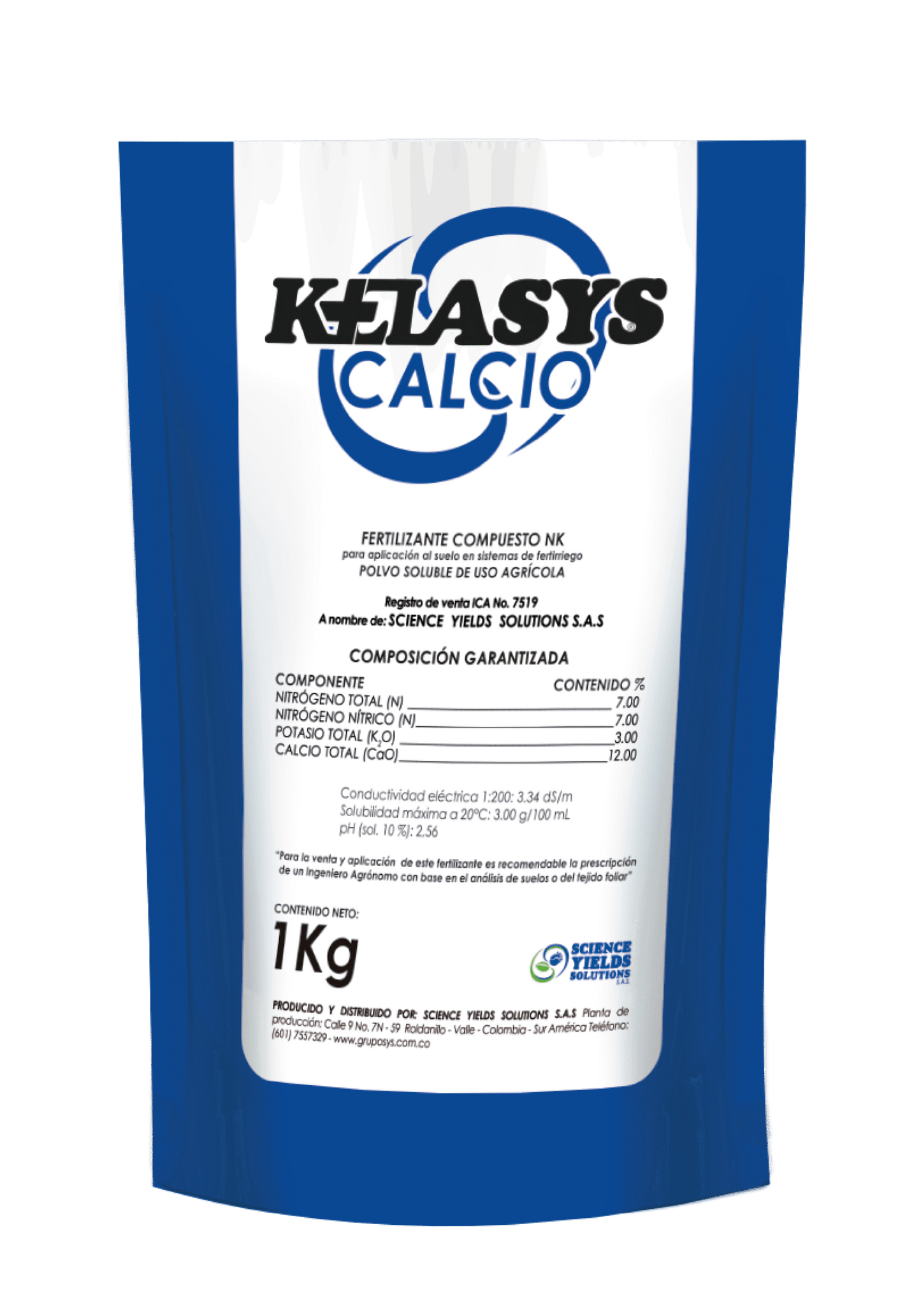 FERTILIZANTE KELASYS CALCIO