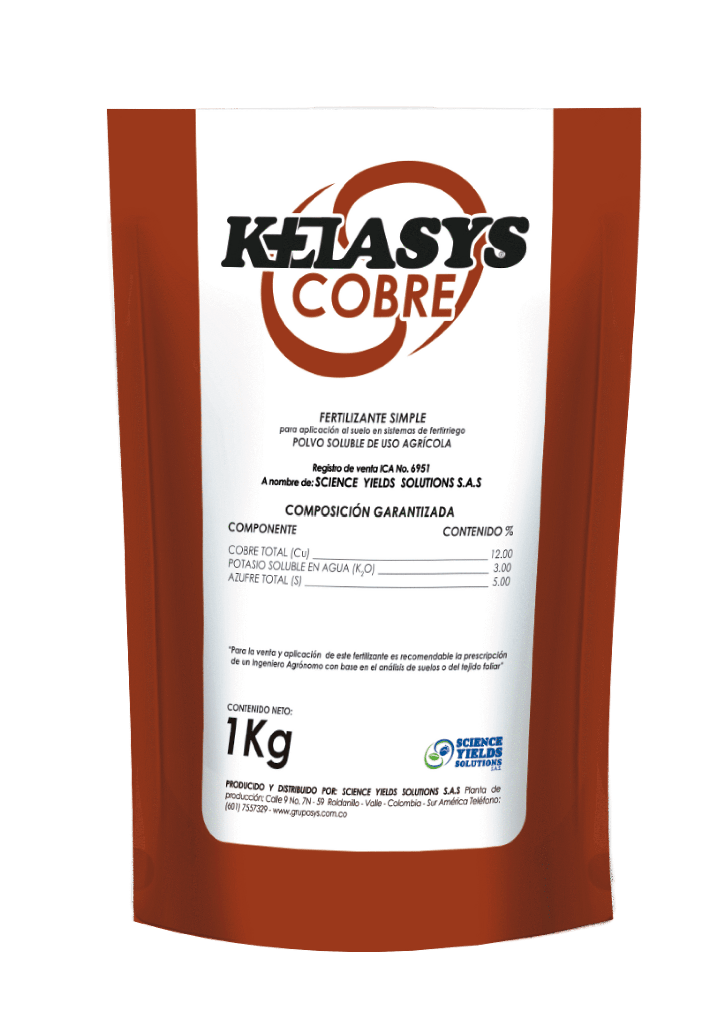 FERTILIZANTE KELASYS COBRE