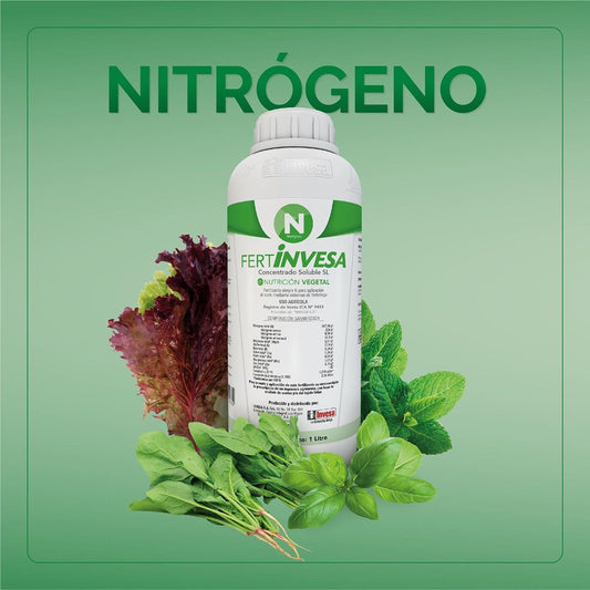 FERTILIZANTE LÍQUIDO FERTINVESA N (NITRÓGENO) - 20lts