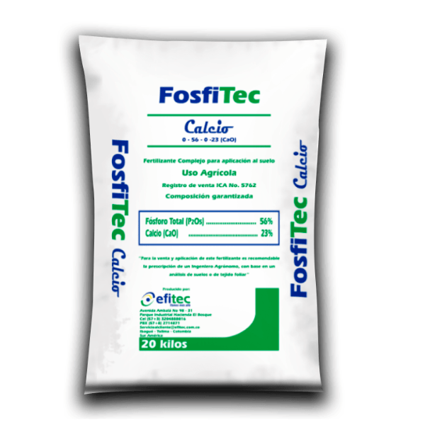 FERTILIZANTE EDÁFICO FOSFITEC CALCIO