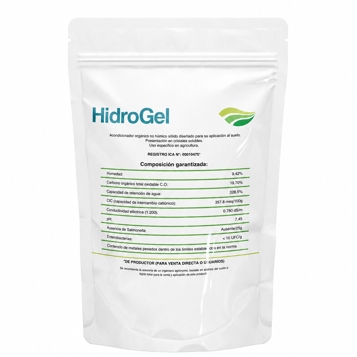 HIDRORETENEDOR H{DROGEL