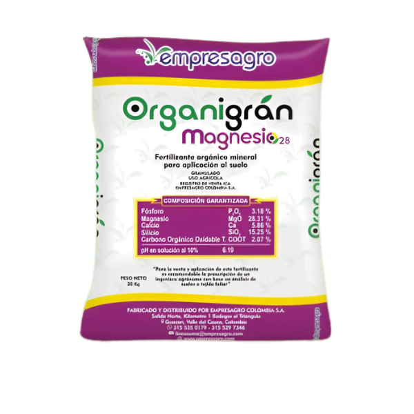 FERTILIZANTE GRANULADO ORGANIGRÁN MAGNESIO