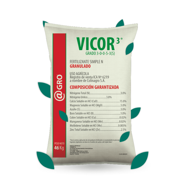 FERTILIZANTE SIMPLE GRANULADO VICOR 3
