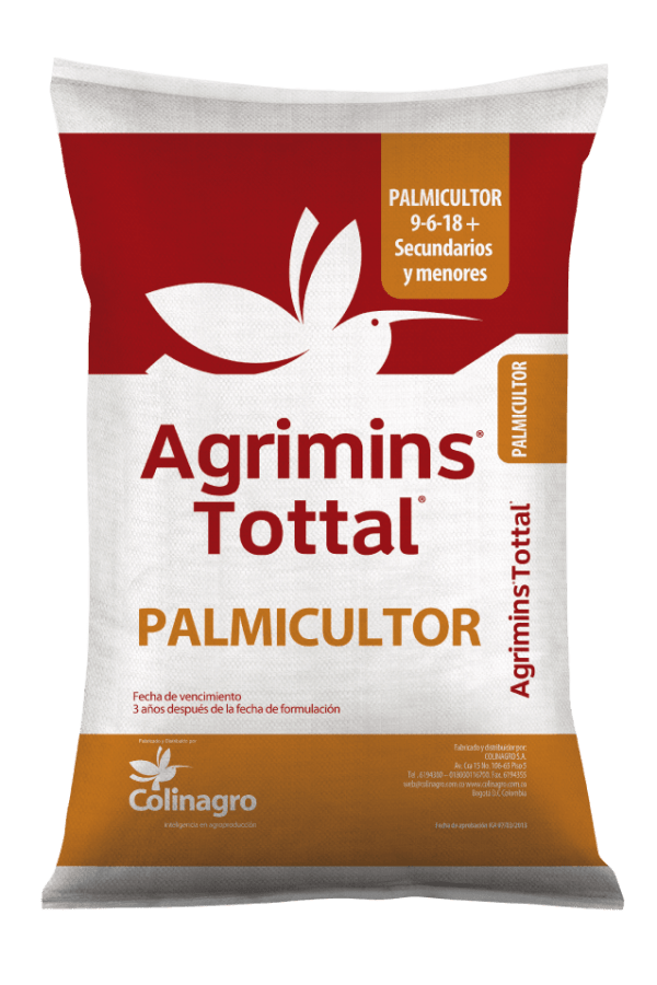 FERTILIZANTE AGRIMINS TOTTAL PALMICULTOR Agroactivo