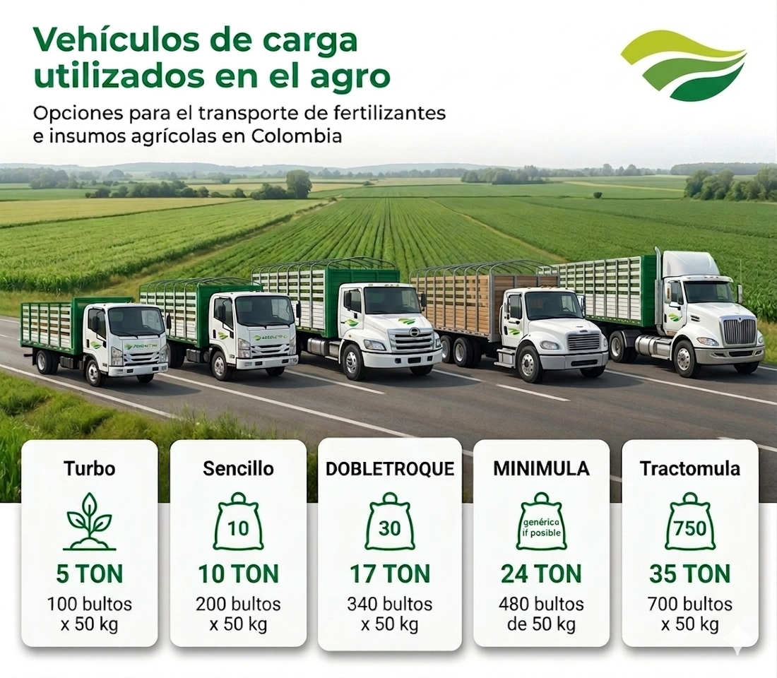 Transporte agrícola de carga en Colombia - Agroactivo