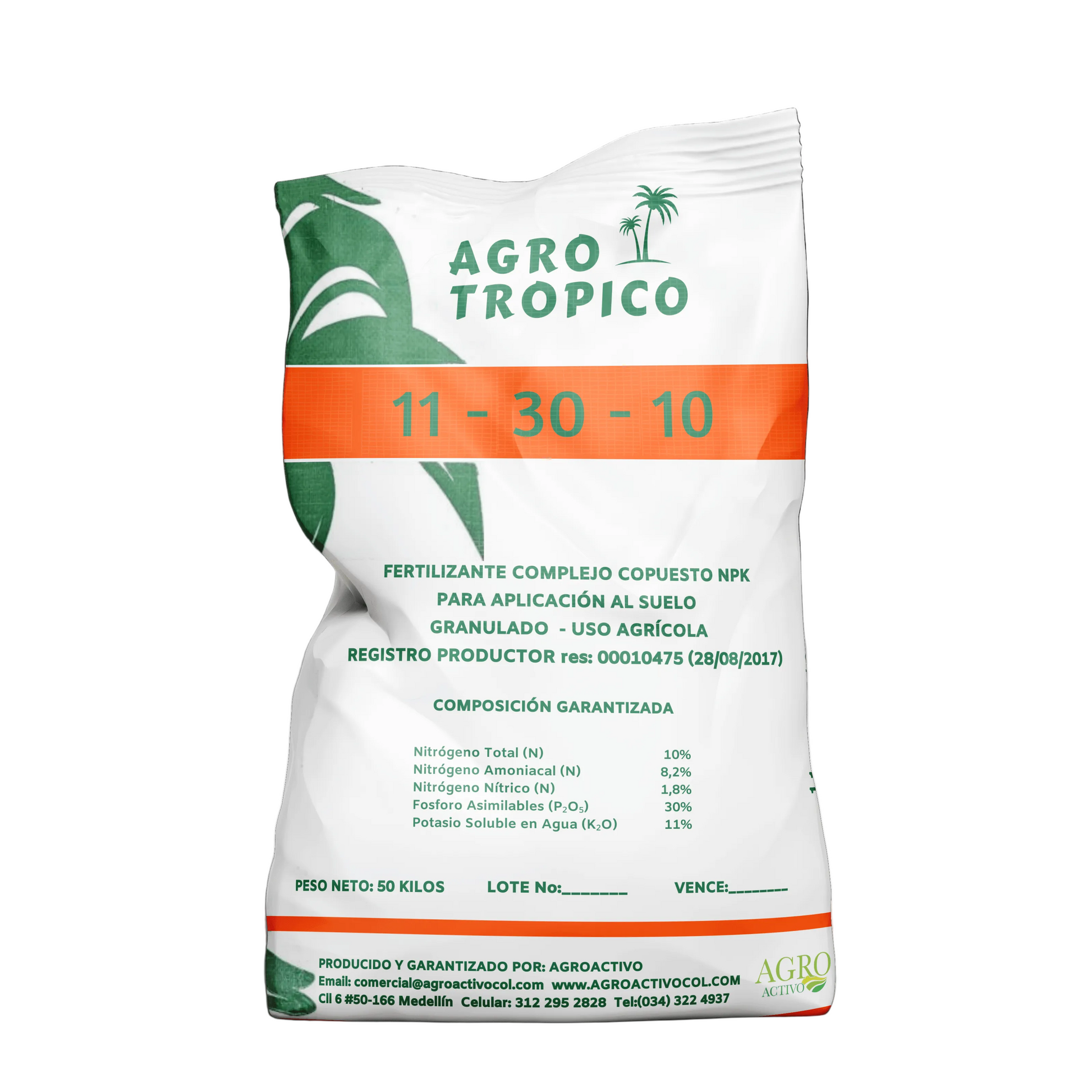 ABONO Y FERTILIZANTE 11-30-10