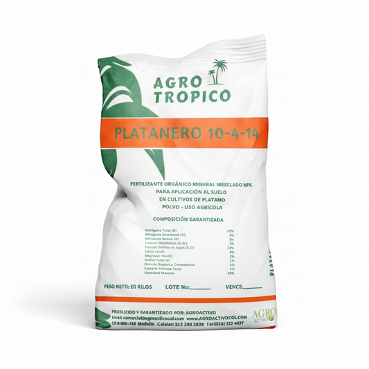 ABONO Y FERTILIZANTE PLATANERO 10-4-14