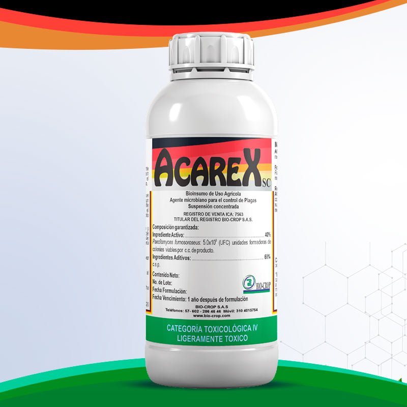 ACARICIDA PAECILOMYCES FUMOSOROSEUS ACAREX