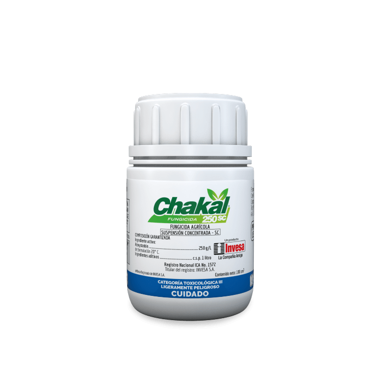FUNGICIDA QUÍMICO AZOXISTOBIN CHAKAL 250