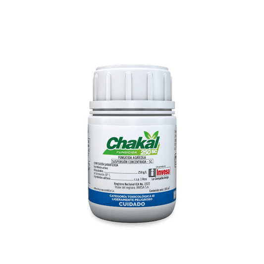 FUNGICIDA QUÍMICO AZOXISTOBIN CHAKAL 250