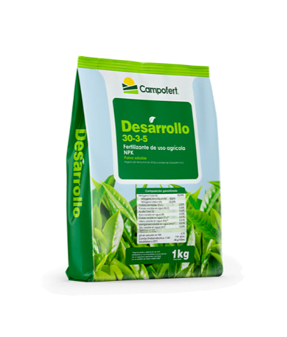FERTILIZANTE SOLUBLE DESARROLLO
