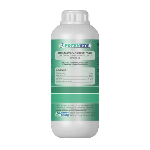 FERTILIZANTE FOLIAR POTENSYS H