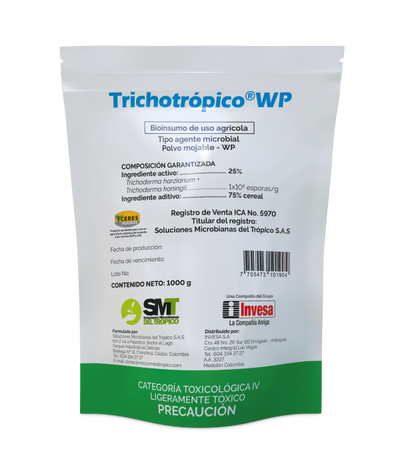 FUNGICIDA MICROBIOLÓGICO TRICHOTRÓPICO WP