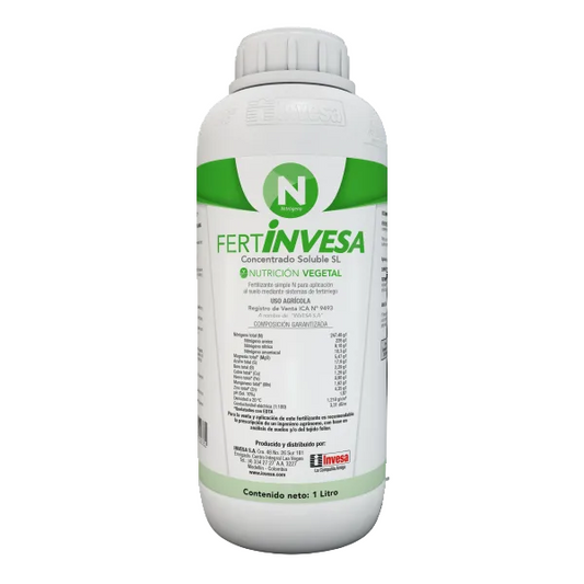 FERTILIZANTE LÍQUIDO FERTINVESA N (NITRÓGENO)