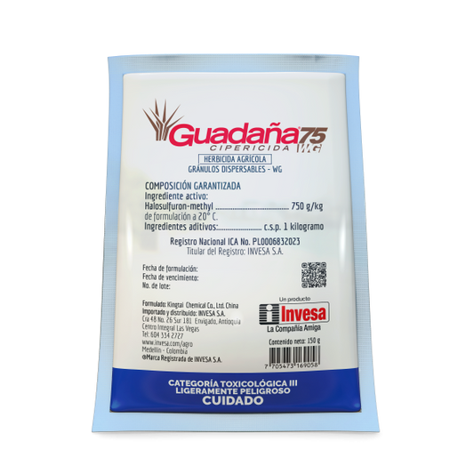 HERBICIDA CIPERICIDA HALOSULFURON METIL GUADAÑA 75 WP