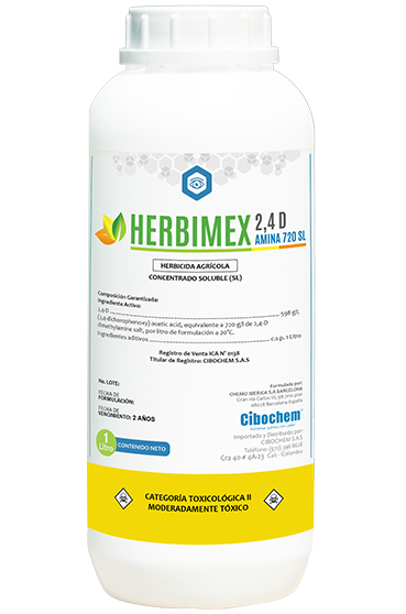 Herbicida Herbimex Amina 4 Litros