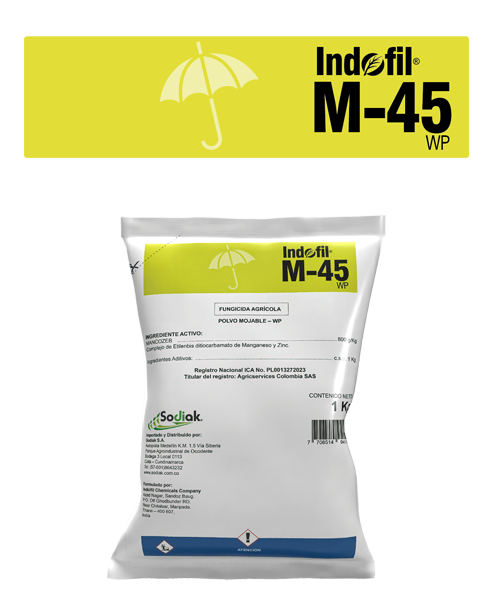 Indofil M-45 Fungicida Preventivo – Mancozeb 80% WP