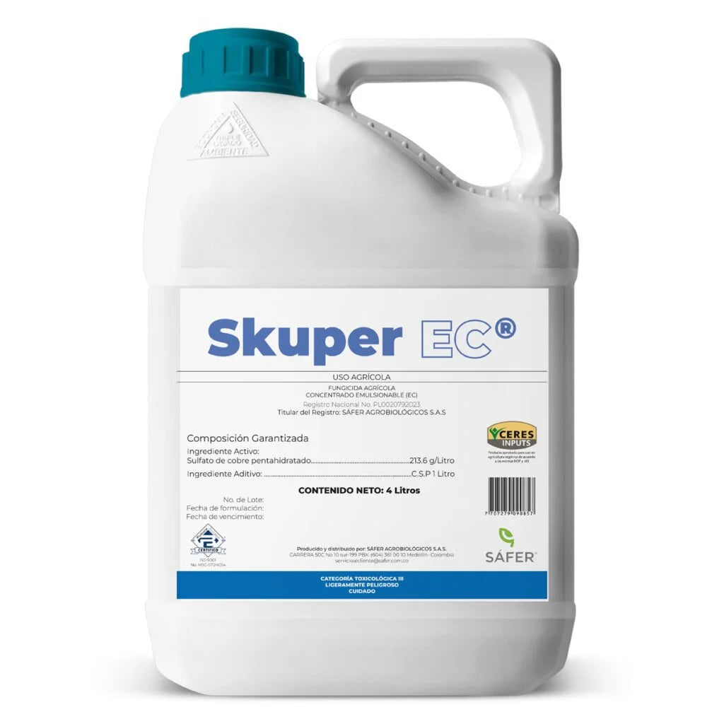 Fungicida Sulfato de Cobre Skuper CE