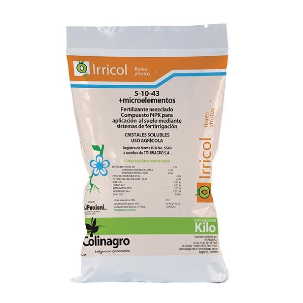 IRRICOL FLORES Y FRUTOS