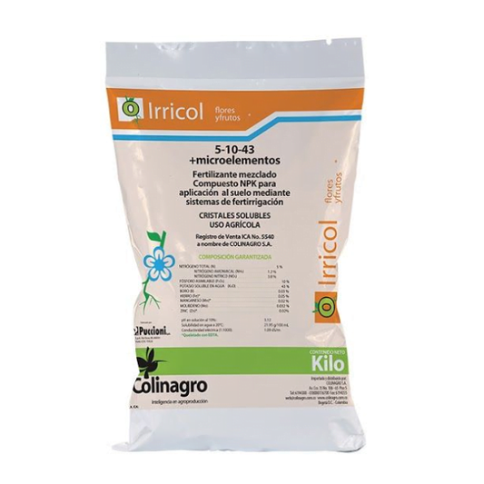 IRRICOL FLORES Y FRUTOS