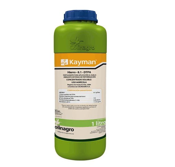 FERTILIZANTE KAYMAN HIERRO 8.1