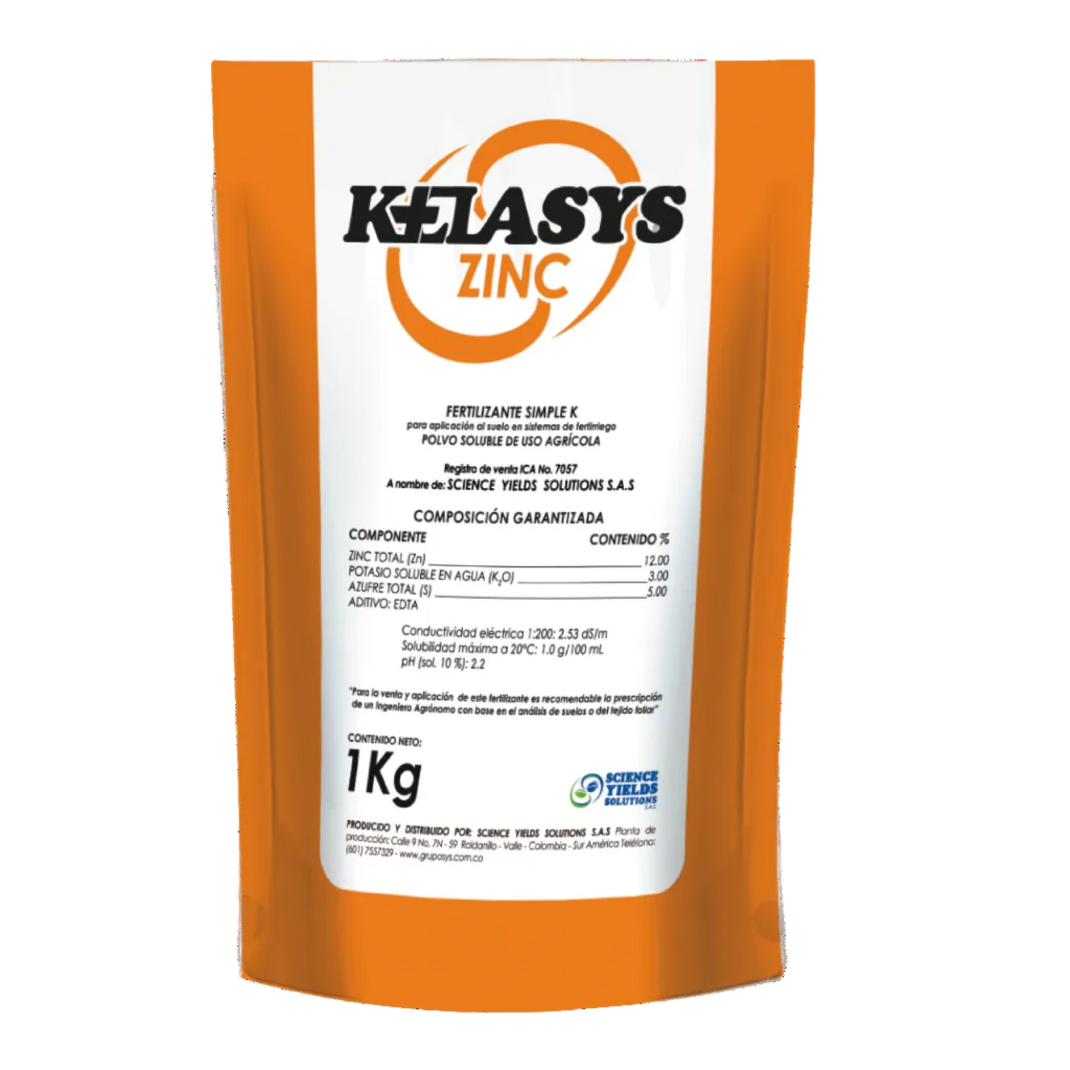 FERTILIZANTE KELASYS ZINC