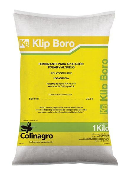 FERTILIZANTE FOLIAR KLIP BORO