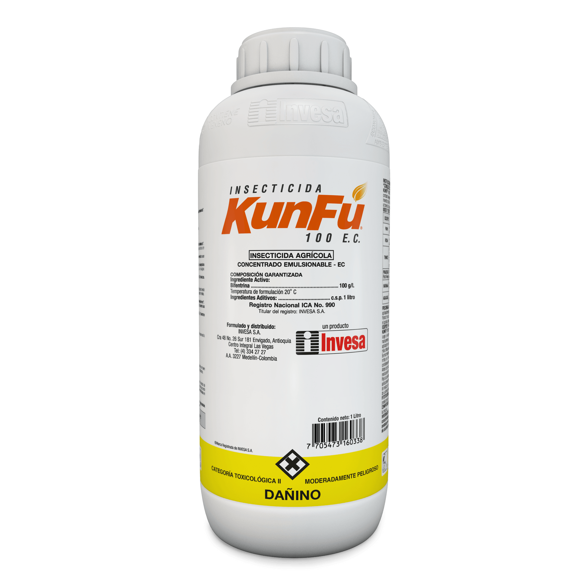 INSECTICIDA ACARICIDA BIFENTRINA KUNFÚ 100 EC