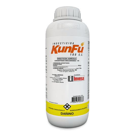 INSECTICIDA ACARICIDA BIFENTRINA KUNFÚ 100 EC