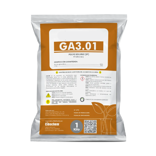 REGULADOR CRECIMIENTO ÁCIDO GIBERÉLICO AL 90%