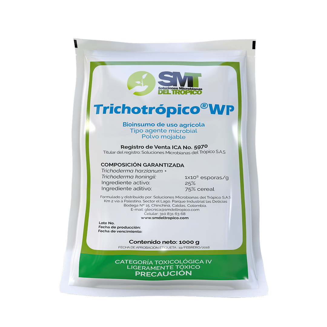 FUNGICIDA MICROBIOLÓGICO TRICHOTRÓPICO WP