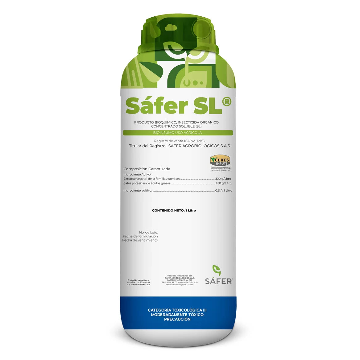 INSECTICIDA ORGANICO SAFER SL