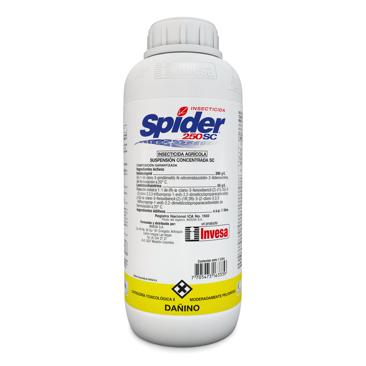 INSECTICIDA QUÍMICO IMIDACLOPRID SPIDER 250 SC