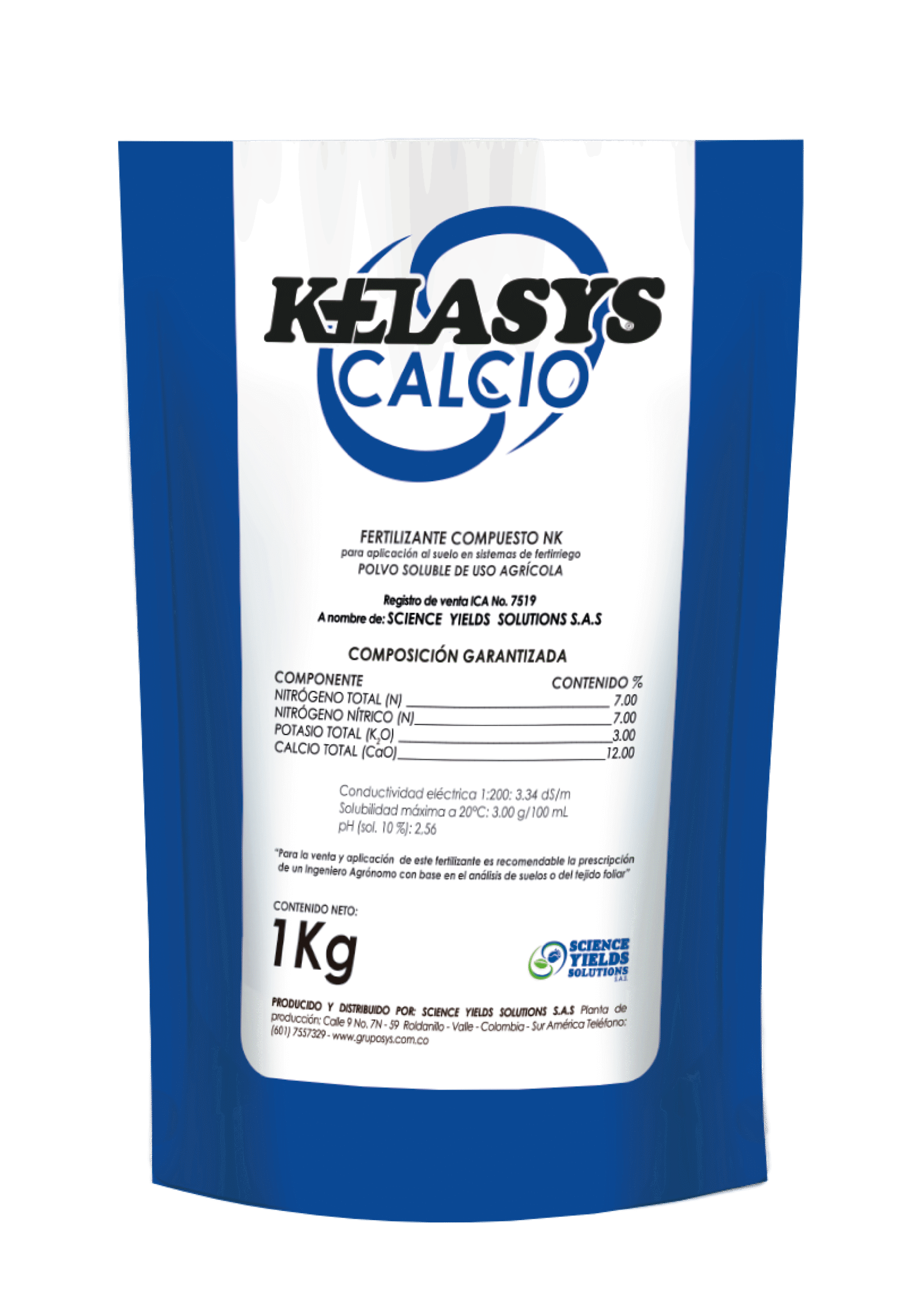 FERTILIZANTE KELASYS CALCIO