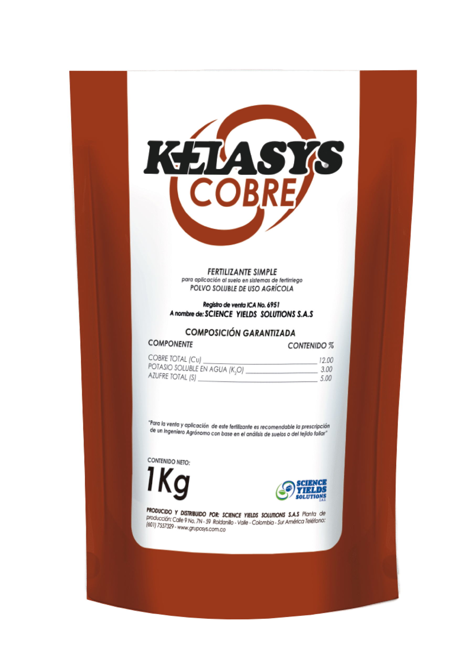 FERTILIZANTE KELASYS COBRE