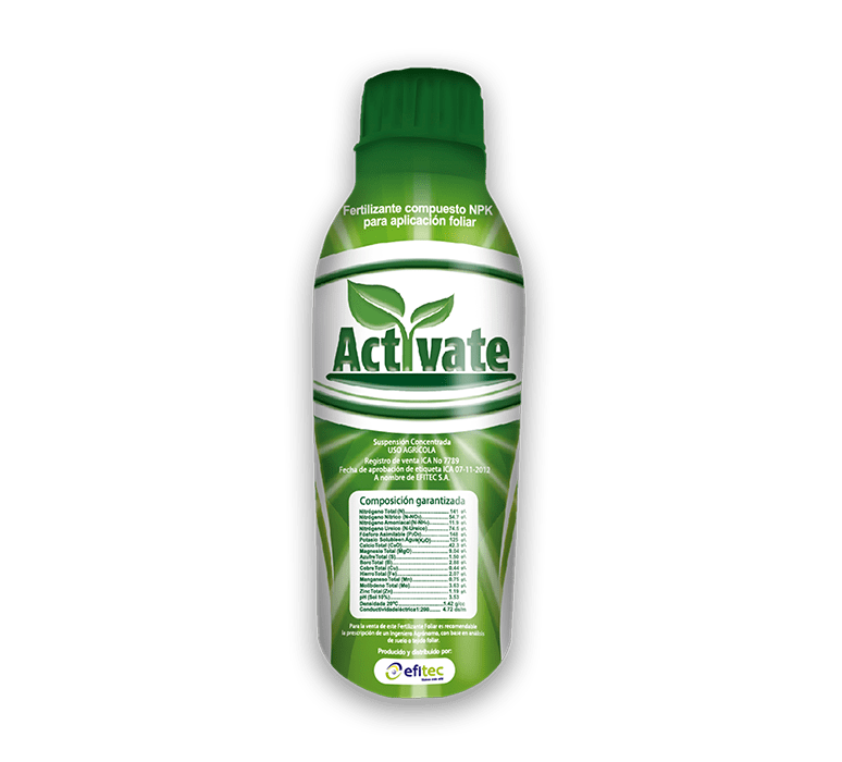FERTILIZANTE FOLIAR ACTIVATE