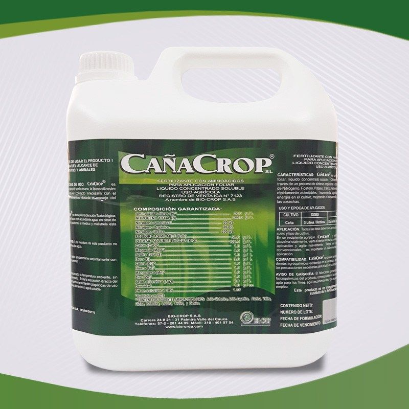 FERTILIZANTE CAÑA CAÑACROP - 20lts