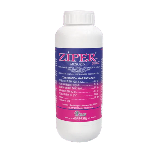 ELEMENTOS MENORES QUELATADOS ZIPER SUAC