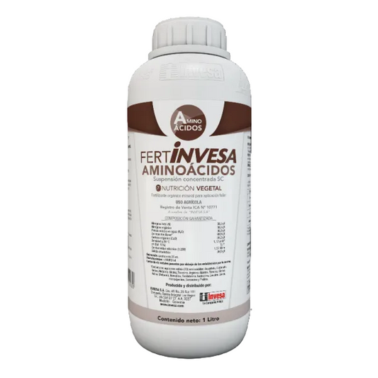 FERTILIZANTE ORGÁNICO MINERAL FERTINVESA AMINOÁCIDOS