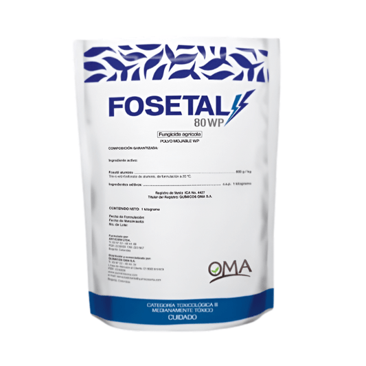 FUNGICIDA FOSETYL ALUMINIO FOSETAL 80 WP